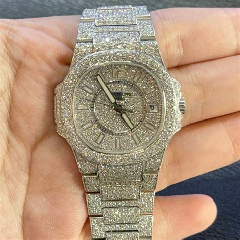 cheap mens fake diamond watches|vvs moissanite diamond watch.